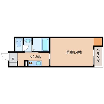 間取図 東海道本線/草薙駅 徒歩22分 2階 築10年