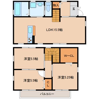 間取図 静岡鉄道静岡清水線/県総合運動場駅 徒歩3分 1階 築11年