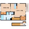 東海道本線/草薙駅 徒歩20分 2階 築10年 1LDKの間取り