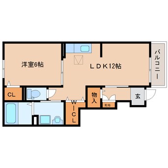 間取図 東海道本線/草薙駅 徒歩18分 1階 築9年