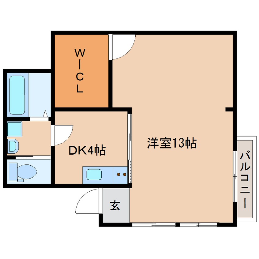 間取図 東海道本線/静岡駅 バス25分瀬名川北下車:停歩1分 2階 築32年