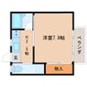 東海道本線/草薙駅 バス:12分:停歩6分 2階 築30年 1Kの間取り