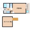 静岡鉄道静岡清水線/御門台駅 徒歩3分 2階 築35年 1Kの間取り