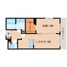 東海道本線/草薙駅 徒歩14分 1階 築9年 1LDKの間取り