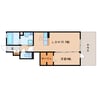 静岡鉄道静岡清水線/狐ケ崎駅 徒歩16分 1階 築9年 1LDKの間取り