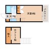 静岡鉄道静岡清水線/県立美術館前駅 徒歩5分 2階 築34年 1Kの間取り