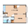 東海道本線/草薙駅 徒歩14分 2階 築52年 1LDKの間取り