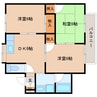 静岡鉄道静岡清水線/御門台駅 徒歩19分 2階 築34年 3DKの間取り
