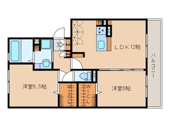 間取図 静岡鉄道静岡清水線/御門台駅 徒歩20分 2階 築9年