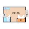 静岡鉄道静岡清水線/御門台駅 徒歩6分 2階 築34年 1Rの間取り