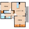 静岡鉄道静岡清水線/県立美術館前駅 徒歩14分 2階 築24年 2LDKの間取り