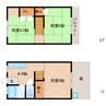 東海道本線/草薙駅 バス:15分:停歩8分 1-2階 築51年 3Kの間取り