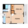 東海道本線/草薙駅 バス:11分:停歩2分 1階 築31年 2Kの間取り