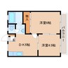 東海道本線/静岡駅 バス:20分:停歩19分 1階 築36年 2DKの間取り