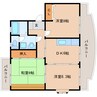 静岡鉄道静岡清水線/御門台駅 徒歩18分 1階 築21年 3DKの間取り