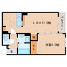 静岡鉄道静岡清水線/御門台駅 徒歩9分 1階 築7年 1LDKの間取り