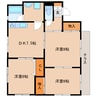 静岡鉄道静岡清水線/県立美術館前駅 徒歩7分 2階 築28年 3DKの間取り