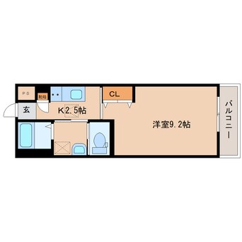 間取図 東海道本線/草薙駅 徒歩21分 1階 築7年