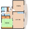 東海道本線/草薙駅 徒歩16分 2階 築41年 3DKの間取り
