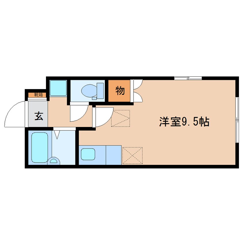 間取図 東海道本線/静岡駅 バス27分瀬名川西下車:停歩5分 1階 築3年