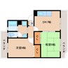 静岡鉄道静岡清水線/新静岡駅 バス:19分:停歩4分 2階 築29年 2DKの間取り