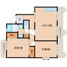 東海道本線/草薙駅 徒歩10分 1階 築32年 2LDKの間取り