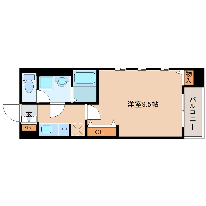 間取図 東海道本線/草薙駅 徒歩8分 1階 1年未満