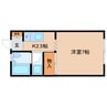 静岡鉄道静岡清水線/県立美術館前駅 徒歩4分 1階 築37年 1Kの間取り