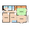 静岡鉄道静岡清水線/狐ケ崎駅 徒歩11分 2階 築35年 3DKの間取り