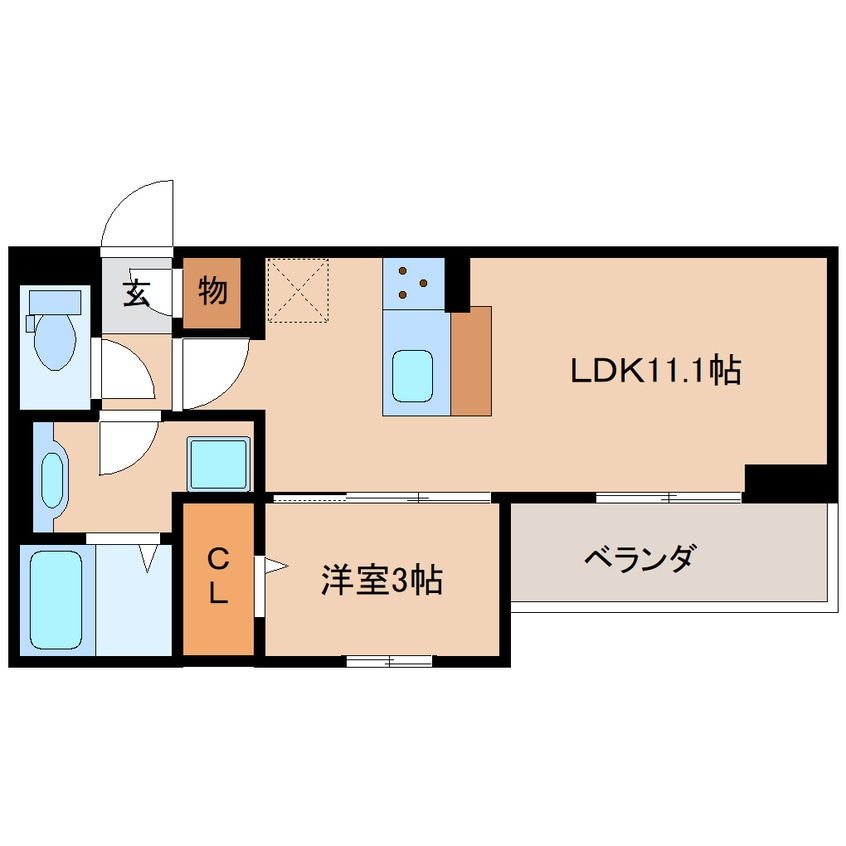 間取図 東海道本線/草薙駅 徒歩8分 2階 建築中