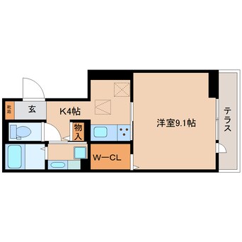 間取図 静岡鉄道静岡清水線/県立美術館前駅 徒歩9分 1階 建築中