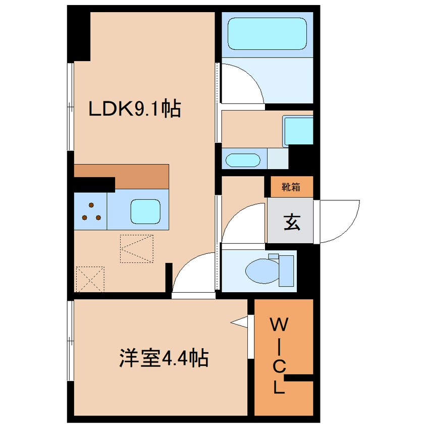 間取図 静岡鉄道静岡清水線/県立美術館前駅 徒歩9分 1階 建築中