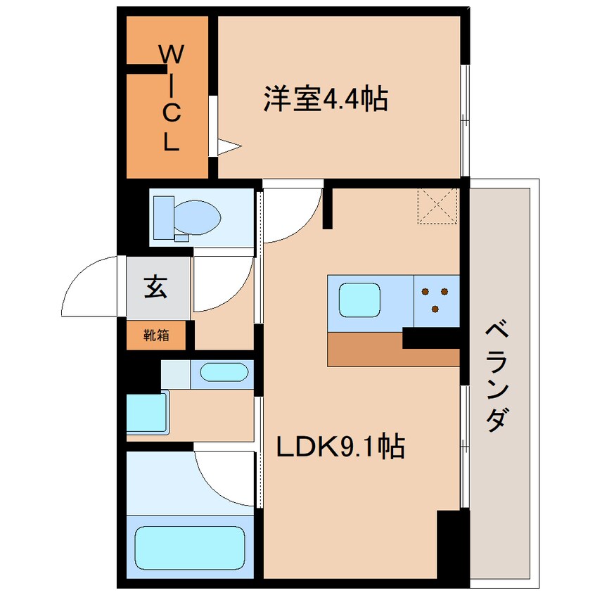 間取図 静岡鉄道静岡清水線/県立美術館前駅 徒歩9分 3階 建築中
