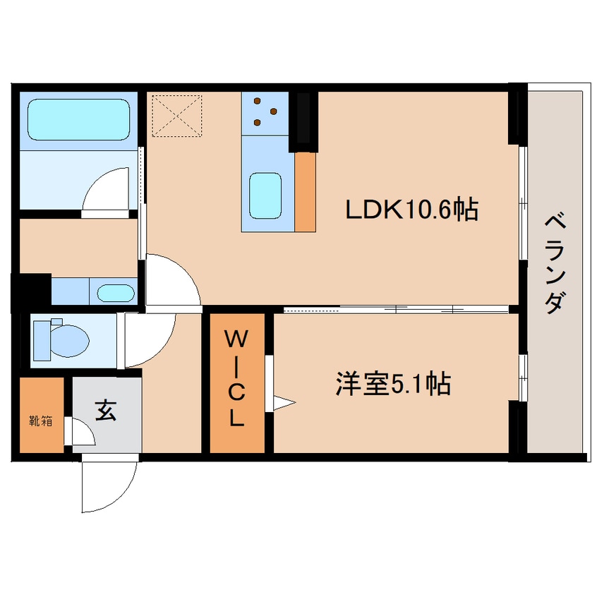 間取図 東海道本線/草薙駅 徒歩7分 3階 建築中
