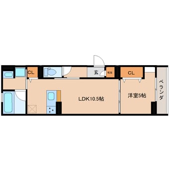 間取図 東海道本線/草薙駅 徒歩7分 3階 建築中