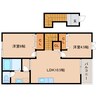 東海道本線/清水駅 バス:14分:停歩7分 2階 築20年 2LDKの間取り