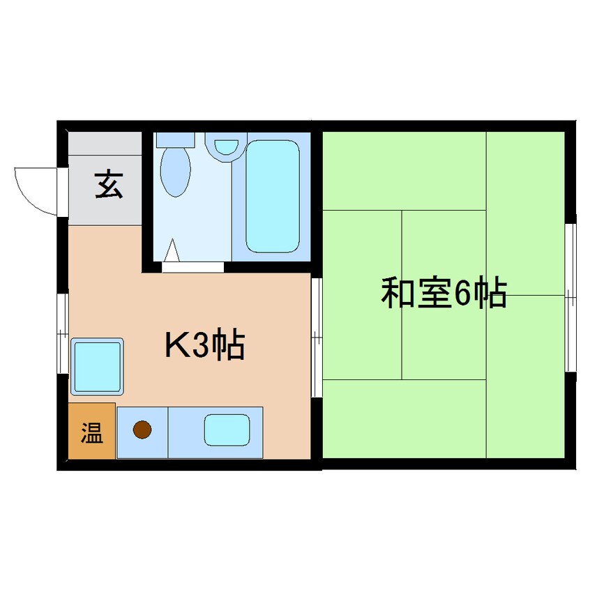 間取図 東海道本線/清水駅 徒歩5分 3階 築35年