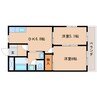東海道本線/清水駅 バス:16分:停歩2分 1階 築28年 2DKの間取り