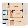 東海道本線/清水駅 バス:9分:停歩1分 2階 築20年 2LDKの間取り