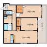 東海道本線/清水駅 バス:9分:停歩1分 2階 築20年 2LDKの間取り