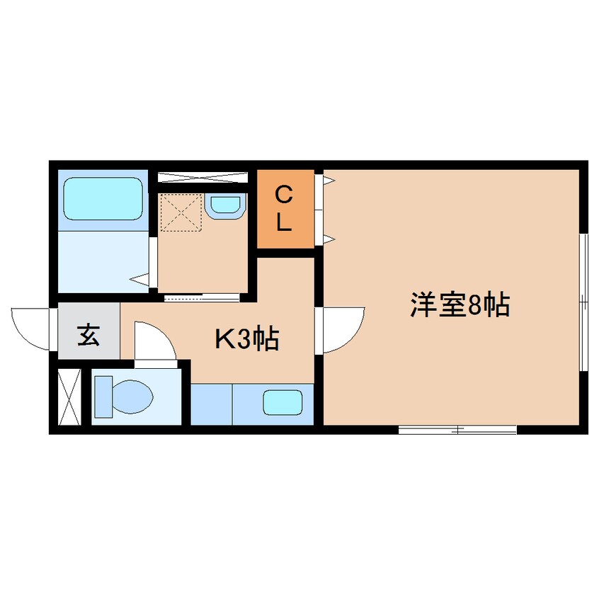 間取図 東海道本線/清水駅 バス10分梅蔭寺下車:停歩2分 1階 築19年