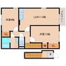 東海道本線/清水駅 バス:5分:停歩4分 2階 築19年 2LDKの間取り