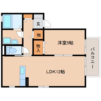 間取図 静岡鉄道静岡清水線/桜橋駅 バス3分西高町下車:停歩4分 2階 築19年