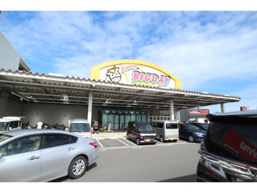 エブリィビッグデー清水店(スーパー)まで997m 静岡鉄道静岡清水線/桜橋駅 徒歩11分 2階 築23年