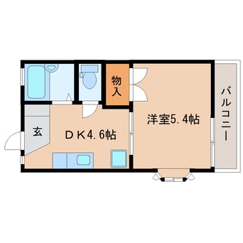 間取図 東海道本線/清水駅 バス29分三保本町下車:停歩5分 2階 築34年