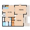 東海道本線/清水駅 バス:5分:停歩10分 3階 築30年 2DKの間取り