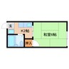 東海道本線/草薙駅 バス:17分:停歩4分 2階 築35年 1Kの間取り