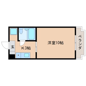 間取図 東海道本線/清水駅 バス14分石川東名下下車:停歩6分 2階 築32年