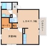 東海道本線/清水駅 バス:14分:停歩3分 2階 築19年 1LDKの間取り