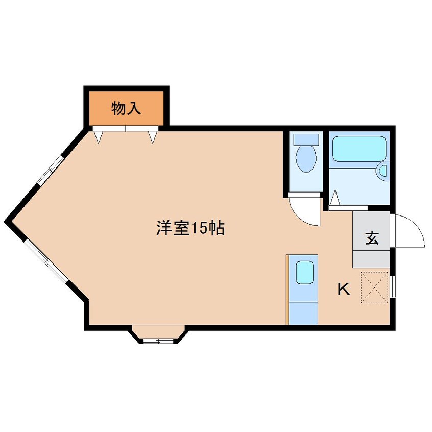 間取図 東海道本線/清水駅 バス28分蛇塚下車:停歩2分 1階 築29年